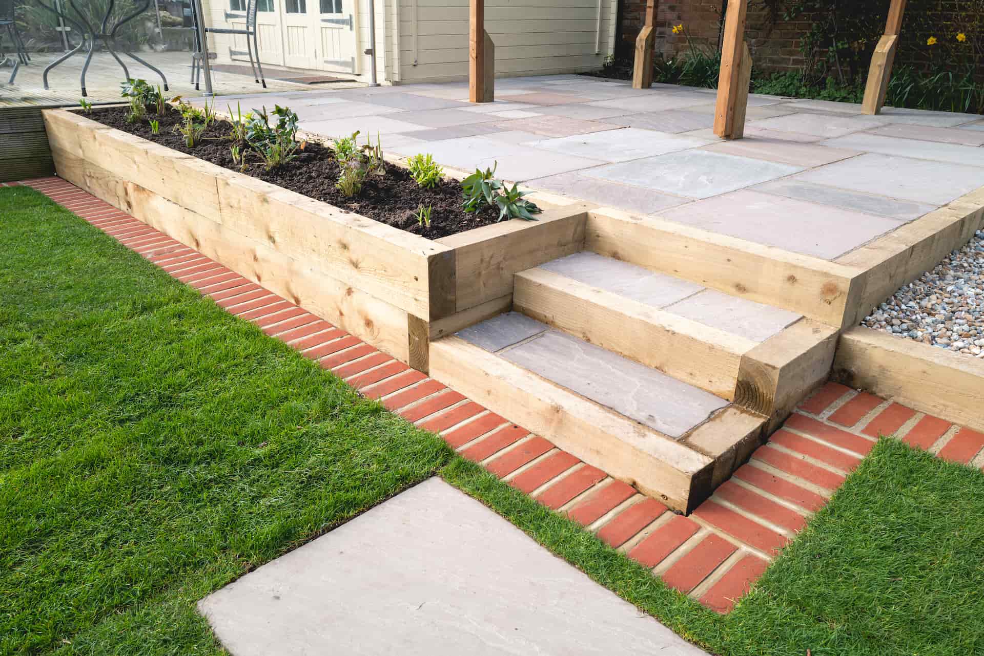 Garden step installers Yorkshire