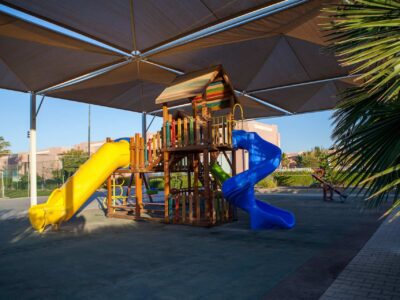Playground surfacing repairs near Yorkshire