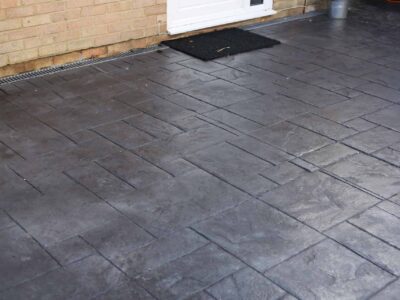 Beverley pressed concrete driveway