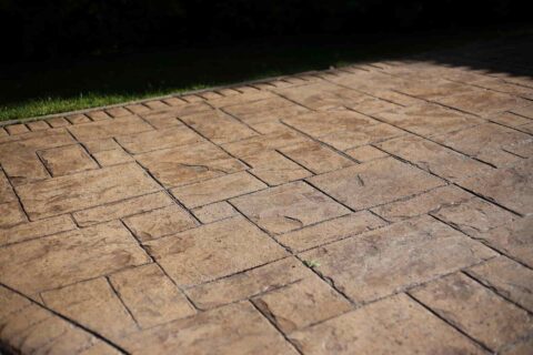 Imprinted Concrete Driveway Beverley